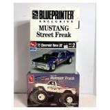 AMT Ertl Mustang Street Freak, 72 Nova SS Sealed,