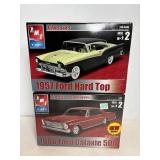 Sealed 57 Ford & 66 Ford Galaxie 500 Model Kits