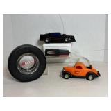 RC Firebird untested, NASCAR Ashtray & Misc