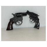 Vintage Nichols Metal Cap Guns some damage