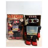 Vintage 13' Saturn Giant Walking Robot works