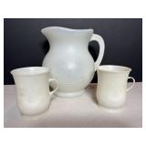 Vintage Plastic Kool-Aid Pitcher & Cups