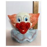 1985 Enesco Bozo Clown Bank chip on ear