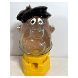 1968Hasbro Fred Flintstone Plastic Gumball Machine