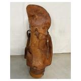 Vintage Hand Tooled Golf Bag