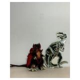 Cardboard T Rex 1'H & Vinyl Bandai Destroyah