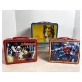 1978 Thermos Lassie, Woody Woodpecker & Spiderman