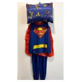 Superman Costume/PJs & Pillow