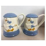 Goose Ceramic Salt & Pepper Shakers