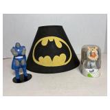 Vintage Fred Flintstone Watch, Batman Lampshade