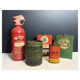 Vtg Collectable tins- Rifle Belvidere grease