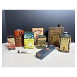 Vtg Collectable tins - Misc items