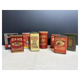 Vtg Collectable tins - spices, misc