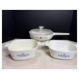 Corningware range topper 8.5" skillet & misc...