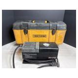 Craftsman tool box & Sears inflator/...