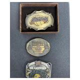 Vtg Sports belt buckles