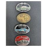 Vtg Dale Earnhardt belt buckle & Richard...