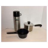 Revere Ware 1.5Qt with lid, Quart Thermos & ....