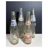 Vtg Pepsi bottles