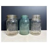Vtg "Ball" jars 7.25"H