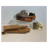 Leather belt from Ft Worth Texas 42" ...