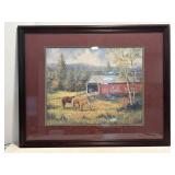 Framed "Drink Cola" print by Marrianne...