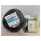 RG- 8x cable & ceiling fan control