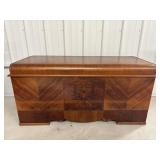 Cedar hope chest 48"W x 18"D x 23"H