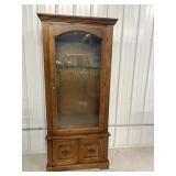 Gun cabinet, Holds 8 long guns lighted...