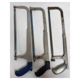 3 hacksaws - 2 are craftsman