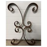 Cast iron table base 28"W