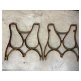 Sewing machine table Knee guard cast iron 16"W x..