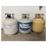 (3) Propane canisters