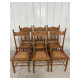 Vtg Dining chairs cane seats