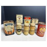 Vtg Collectable spice tins