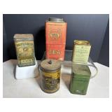 Vtg Collectable tea tins