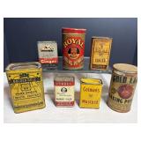 Vtg Collectable spice tins