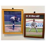 Framed picture of greg Maddax 9.5"W x 11.5"H & ...