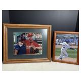 Framed picture Sammy Sosa & Mark McQuire...
