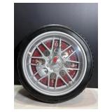 Battery operated tire clock - untested