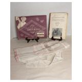 Vtg sheer apron & Vtg 1956 Wisconsin...
