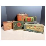Vtg Collectable tins - tobacco