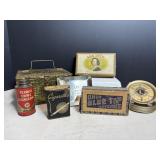 Vtg Collectable tins - tobacco
