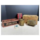 Vtg Collectable tins - tobacco