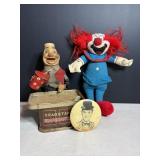 Vtg Cragtan Crap shooter toy - untested, Bozo...