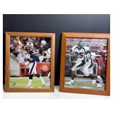 Framed picture of tom Brady 9"W x 11"H &...