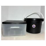 Plastic single drawer unit 11"W x 15"D x 6.5"H &..