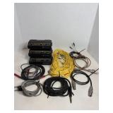 Vtg 3 Motorola control heads & cables