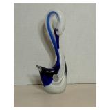 Murano glass swan 8.5"H