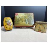 Vtg Collectable tins - Riley